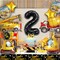 Construction Truck Balloons Party Supplies for Boys 2nd Birthday